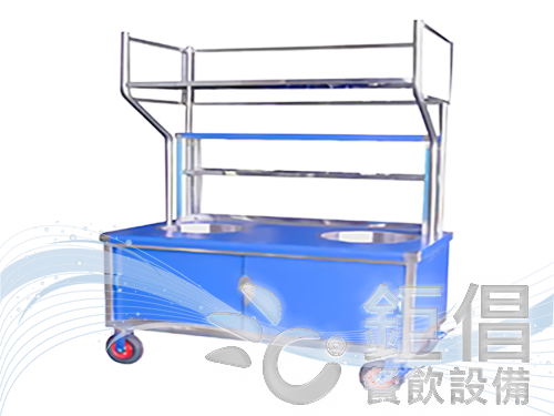 假參招攤車(附玻璃上架）/客製化攤車