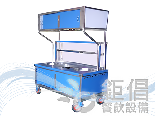 參招牌攤車(附玻璃上架)/客製化攤車