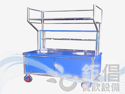 假參招攤車(附玻璃上架)/客製化攤車